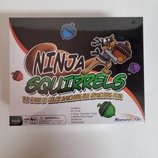 Ninja Squirrels Color Matching Board Game Rooster Fin 2016 Sealed 2-4 Players 7+