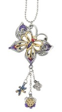 Ganz Colorful BUTTERFLY Car Charm