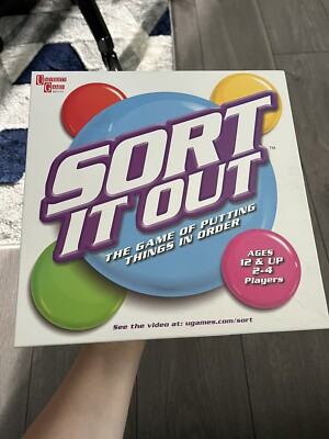 SORTIEREN SIE ES AUS! Spiel Edition 2019 - von University Games - vollständig