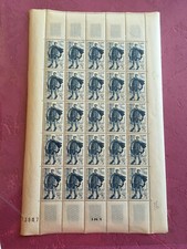 Timbre France feuille N° 863 Journée du timbre x 25 de 1950  N**/MNH SHEET