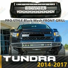 For Toyota Tundra PRO style 14 /15/16/17/ Front Grille Bumper Hood Black Grill