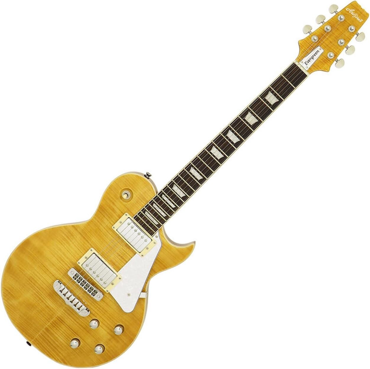 AriaProII PE-AE200 YG Aria Evergreen Yellow Gold Electric Guitar with Gig Bag 109990₽