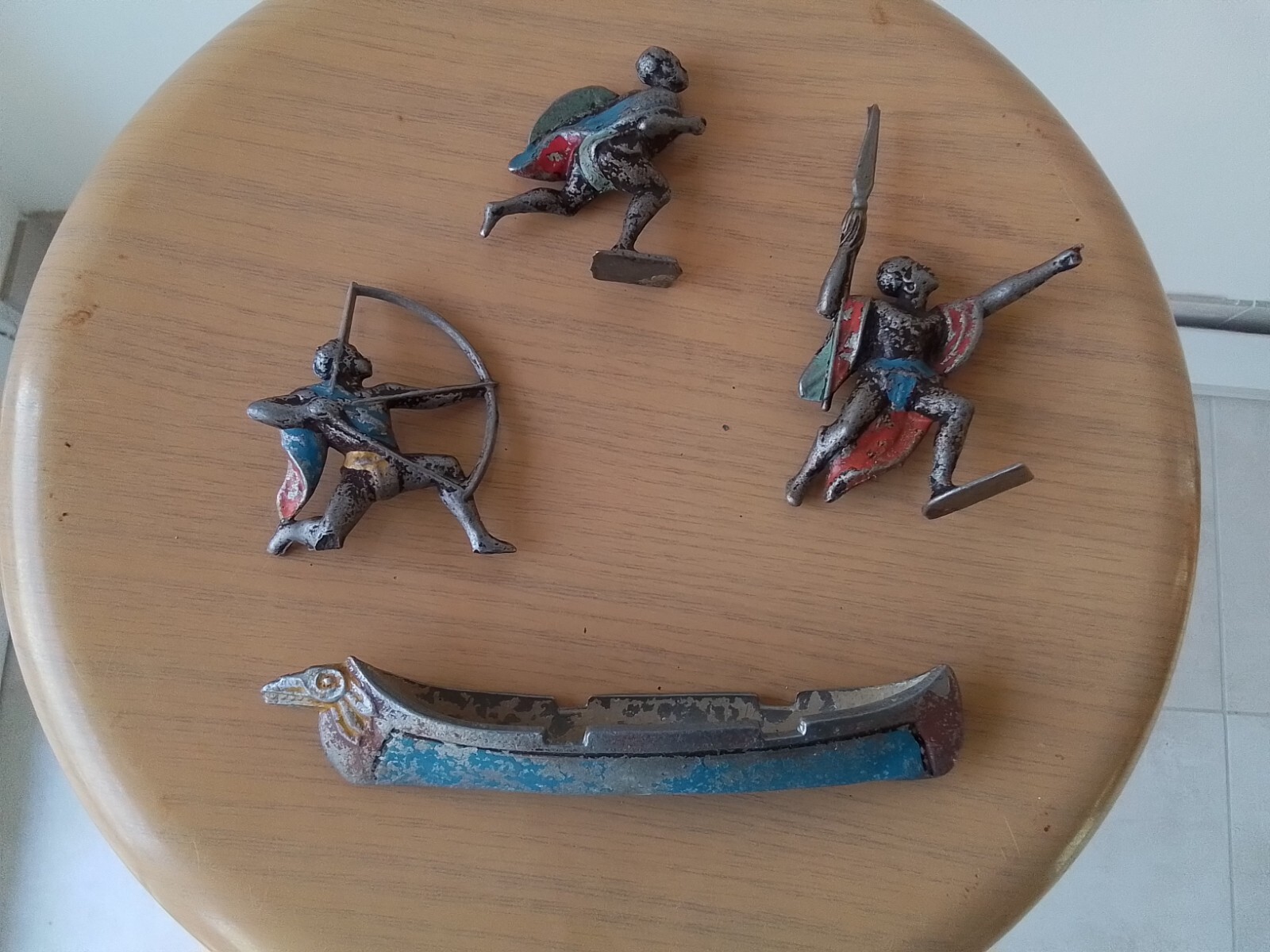 Figurines QUIRALU Guerriers Africains Avec Pyrogue eBay