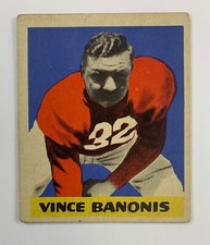 1949 Leaf Football #38 Vince Banonis (Cardinals) 125E-03