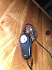 jabra black & silver (over the ear) wired headset *no ear hook*