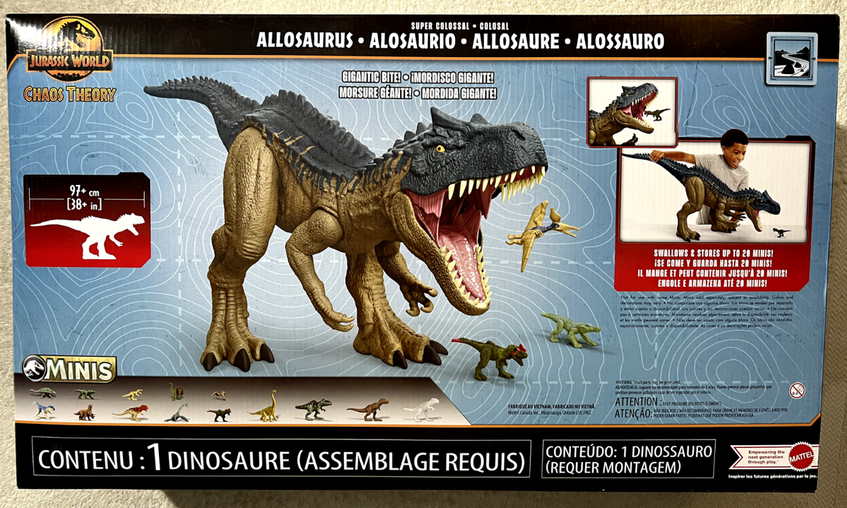 JURASSIC WORLD CHAOS THEORY SUPER COLOSSAL ALLOSAURUS 38