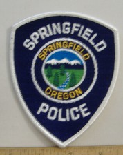 SPRINGFIELD  POLICE DEPT OREGON FABRIC PATCH