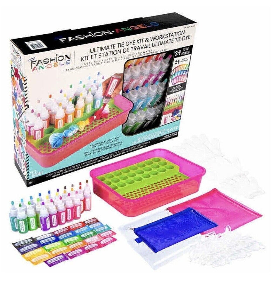 The Ultimate Tie Dye Kit & Workstation Fashion Angels FAST FREE SHIPPING eBay