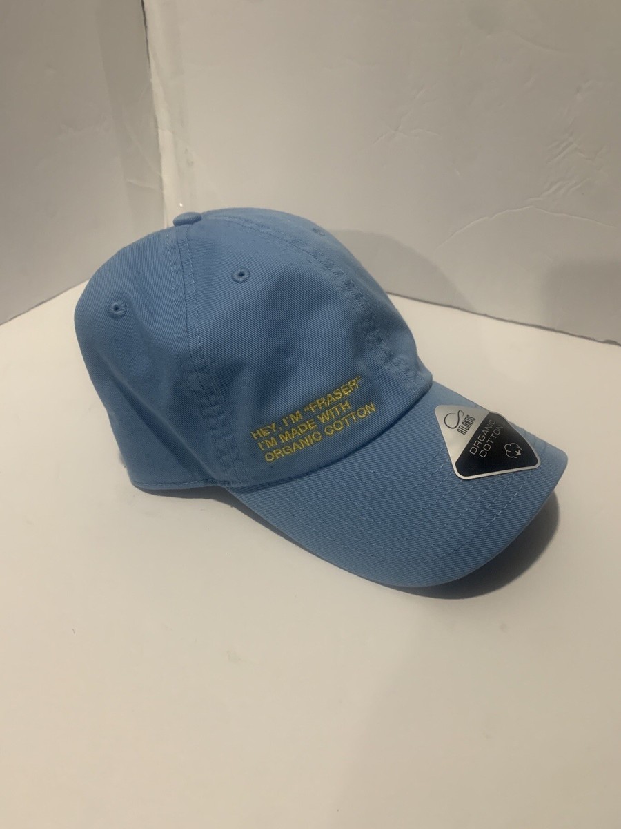 Atlantis Organic Cotton Hey I'm “Fraser” Hat Sky Blue Size OSFA