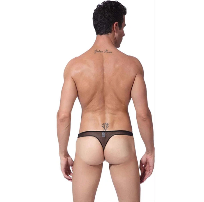 STRING M L TRANSPARENT SEXY HOMME THONG EROTIQUE UNDERWEAR MAN MEN UOMO MANN - Bild 2 von 4