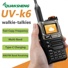 Quansheng 5W 5KM Walkie Talkie Wireless Transceiver Dual Band FM UV-K6 UV-K5(8)