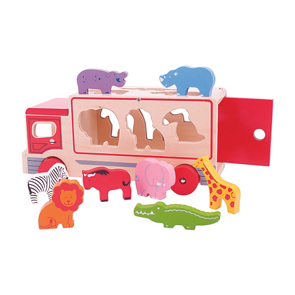 Bigjigs Toys Magnetické puzzle safari