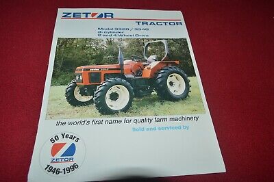 Zetor 3320 3340 Tractor Dealers Brochure CDIL | eBay