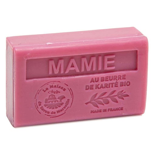 3 x 125g Bars - Grandmothers (Mamie) Scent French Soap with Organic Shea Butter - 第 2/3 張圖片
