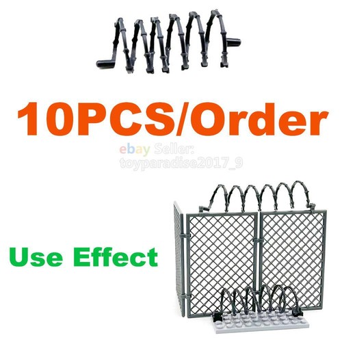 MOC WWII Military Barbed Wire Protection Net Base Plate Building Bricks Blocks - Picture 8 of 41