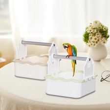 Tabletop Parrot Stand Exercise Bird Perch Stand for Macaw Lovebirds Cockatoo