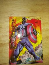 Captain America  1994 Marvel Universe -#145 ***RARE Trading Card... 