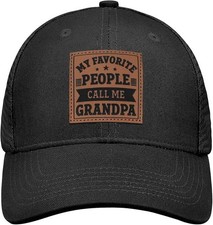 Funny Hats Gifts for One Size, My Favorite People Call Me Grandpa - Mesh-back