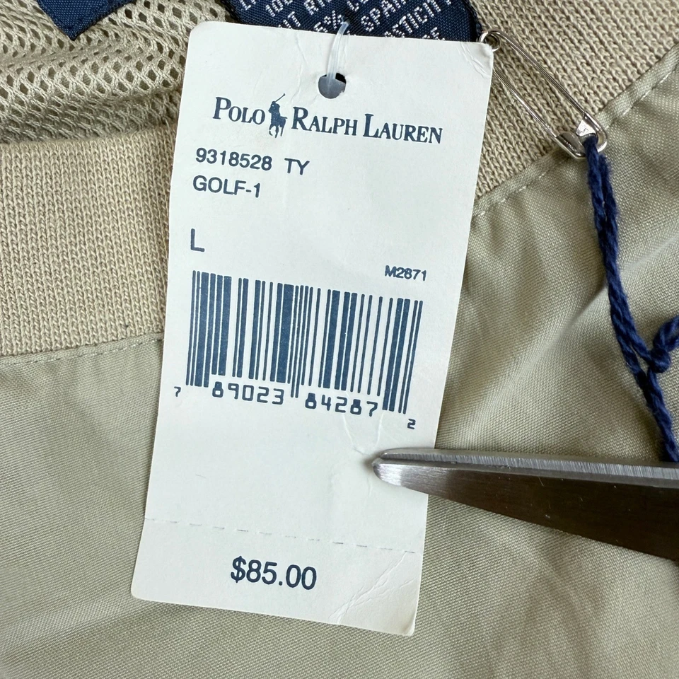 De Colección Polo Ralph Lauren Chaqueta Hombres L Golf Cortavientos Malla Forrada Pullover Nuevo con Etiquetas Foto 2 de 4