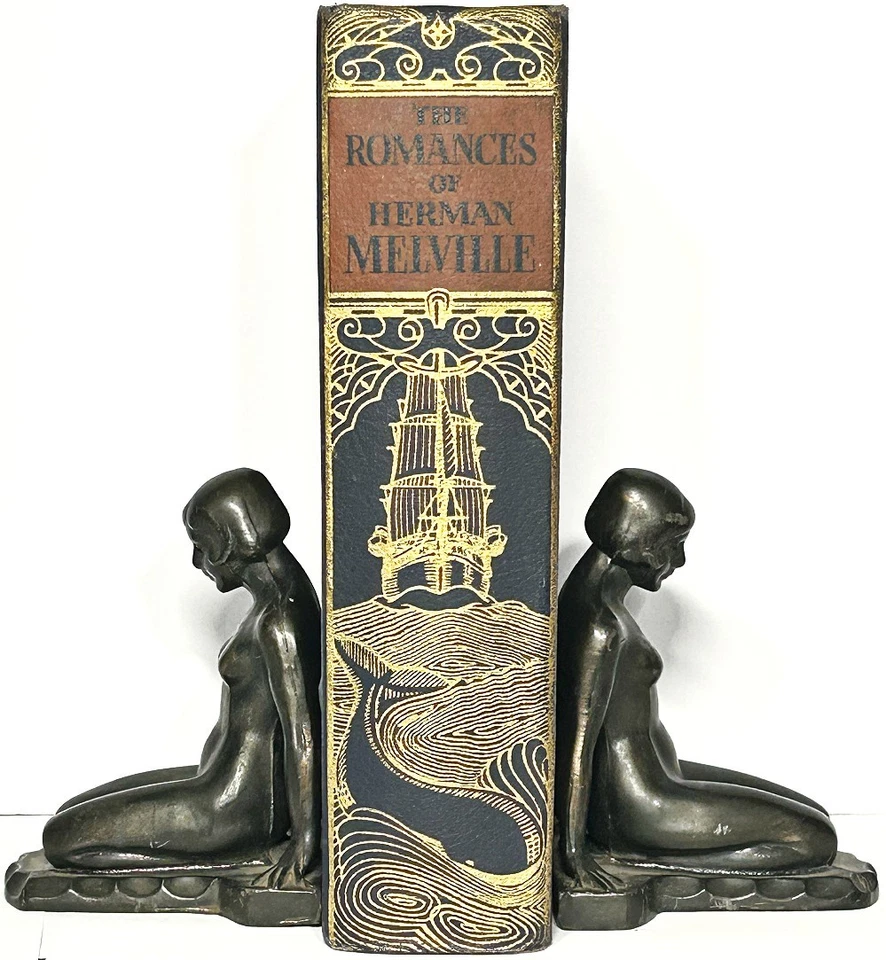 1931 MOBY DICK whaling FIRST EDITION maritime TYPEE Ocean Voyages ship MELVILLE - Image 1 of 4