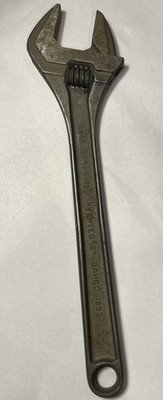 Vintage Bahco Ergo 8074 375mm 15  Adjustable Wrench Spanner Made in Sweden
