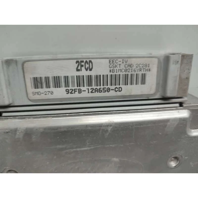 92FB-12A650-CD CENTRALINA MOTORE FORD ESCORT IV 1.8 16V 2FCD  - Immagine 2 di 3