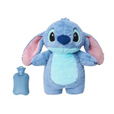 500ML Lilo & Stitch Hot Water Bottle Bag Warmer Cover Plush Fluffy Kids Toys UK.