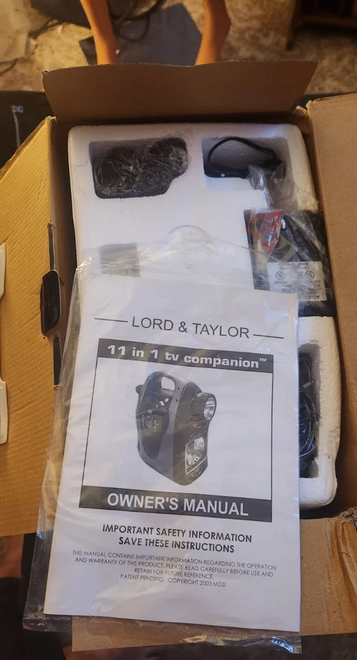 Lord & Taylor 11-in-1 TV / CD companion vintage 2003 NIB - Image 4 of 4