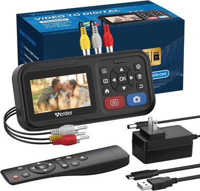 VHS to Digital Converter, HD Video to Digital Converter Capture Recorder, Compat
