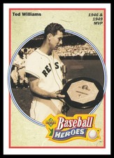 1992 Upper Deck #31 Ted Williams Boston Red Sox Baseball Heroes