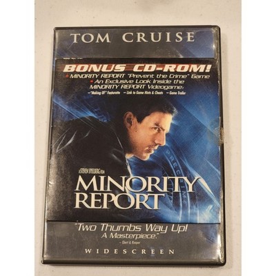 Minority Report DVD Steven Spielberg Tom Cruise 2 Disc Widescreen Sci Fi Thrille