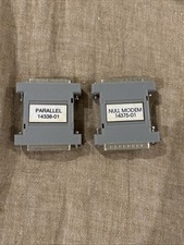 Two: Null Modem DB25 Male to F Parallel Female to F Adapter Connector Changer