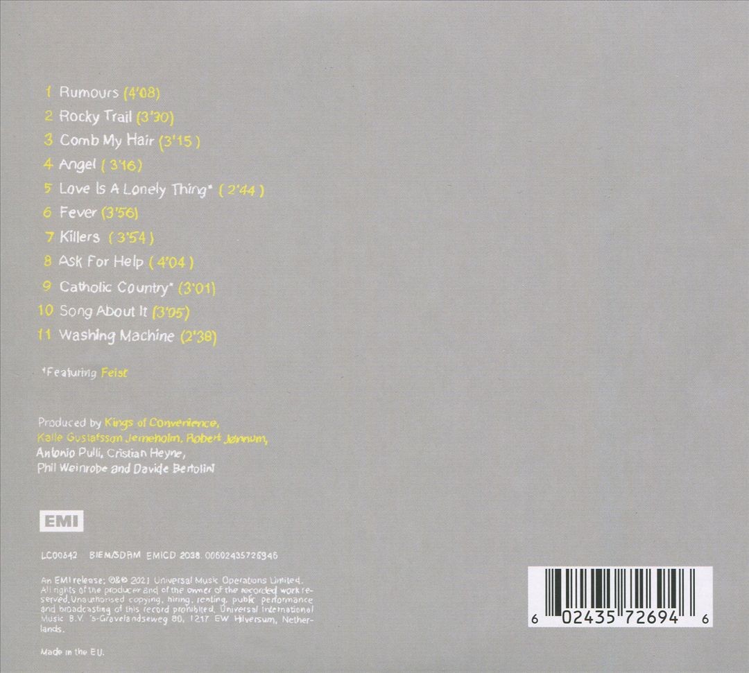Kings Of Convenience Peace Or Love New Cd