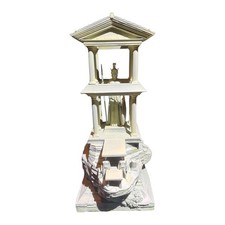 Decorazione architettonica per acquario in stile romano antico, accessori