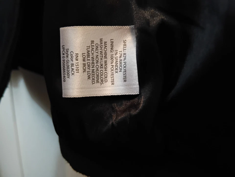 Пальто женское George Pea размер XL 16-18 черное с капюшоном двубортное на пуговицах с подкладкой - Изображение 4 из 4