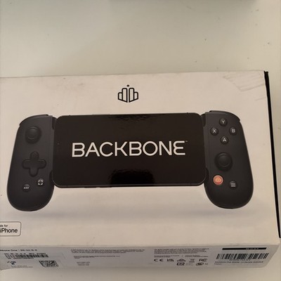 Backbone One Mobile Gaming Controller, Black 2nd Gen, Lightning Pre-Owned