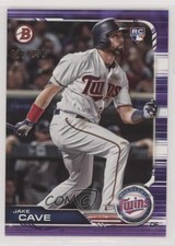 2019 Bowman Purple 28/250 Jake Cave #61 0l2