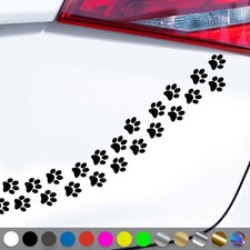 Hundepfoten Aufkleber Tiere Tatzen Katzenpfoten Sticker Auto Geschenkidee