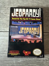 Jeopardy Nintendo Entertainment System NES Box & Manual Only