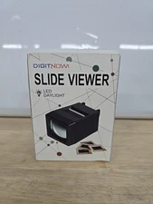 Rybozen 35 mm Slide Viewer, LED Lighted Slide Projector, Glass Lens, 2X Magnify