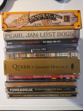 Rock 10 CD LOT. Aerosmith Pandora's Box, Pearl Jam, Queen, KISS Is CDR, Etc.