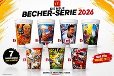 McDonald's WM 2026 Becher 7 Motive inkl. Schweinsteiger NEU + VERPACKT