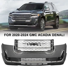 Fits GMC Acadia 2020 2021 2022 2023 2024 Front Bumper Cover Grille Assembly Kit