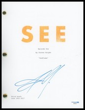 Jason Momoa "See" AUTOGRAPH Signed 'Baba Voss' Full Pilot Episode Script ACOA