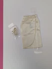 Vintage Mattel Barbie Outfit 1960’s PAK White Satin Skirt & Glitter Heels L188