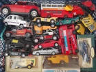 VINTAGE & LATER DIECAST TOY JOB LOT CORGI MATCHBOX & OTHERS CARS TRUCKS etc