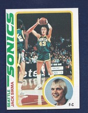 RAZOR SHARP PACK FRESH  1978 TOPPS BASKETBALL #117 JACK SIKMA ROOKIE .99 SH Y504