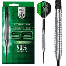 Harrows Dimplex S3 Darts - Steel Tip Darts - 90 Tungsten - 26g Tapered