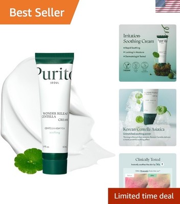 50ml Lightweight Centella Facial Cream - Instant Soothing Relief for Skin