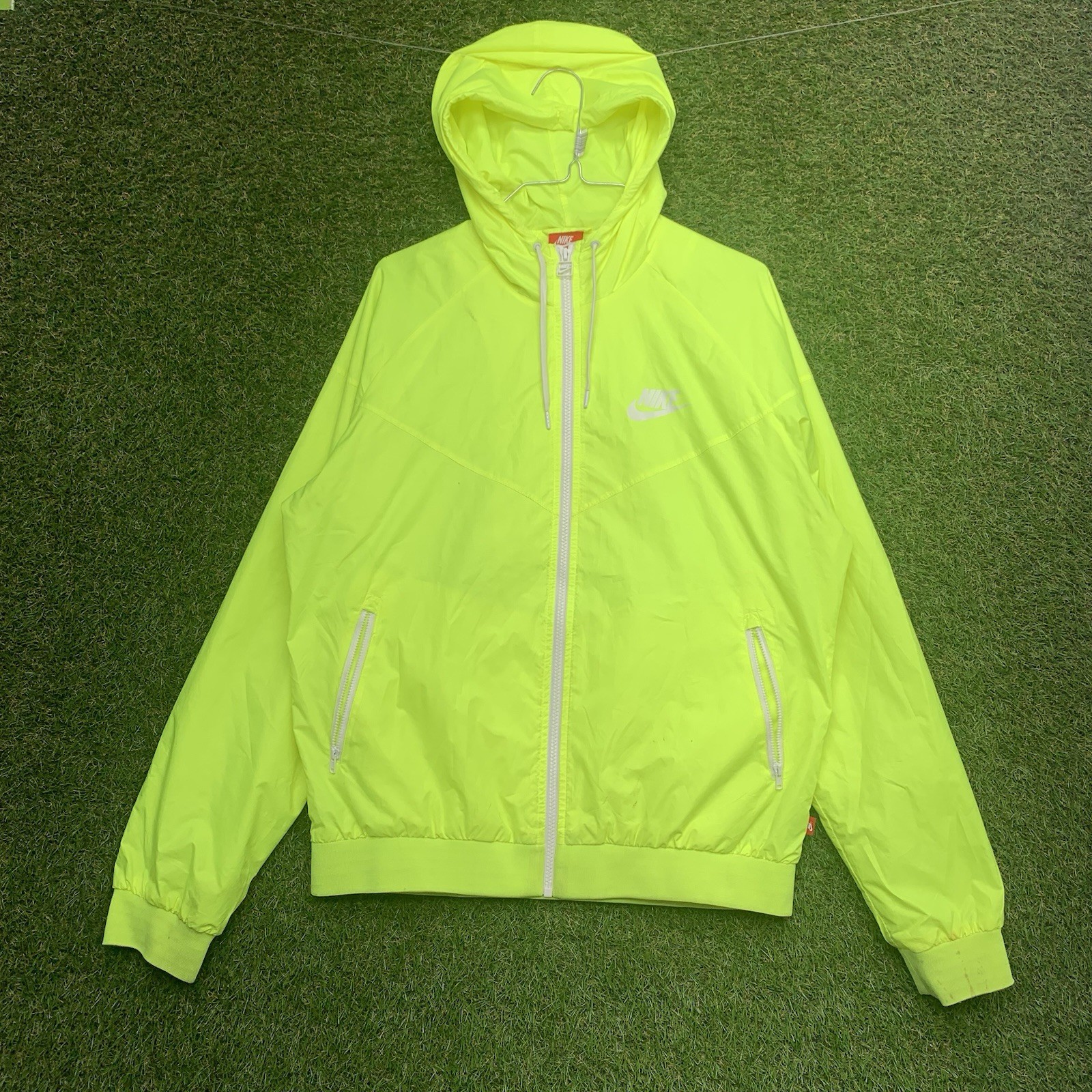 SACAI X NIKE Nike Windrunner Heritage Giacca Uomo XL Giacca a Vento con Cappuccio Tech Zip Hi Viz Run